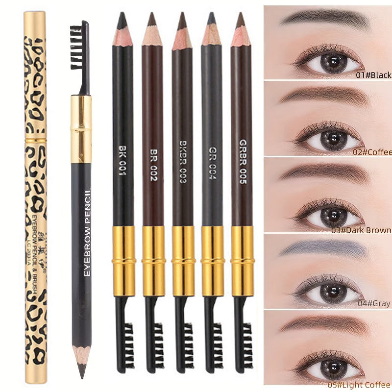 Eyebrow Pomade Pencil - Lápis de sobrancelha de cabeça dupla,