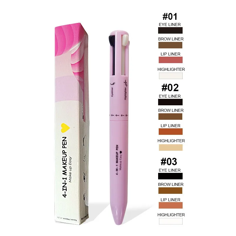 Eyebrow Pomade Pencil - Lápis de sobrancelha 4 em 1,