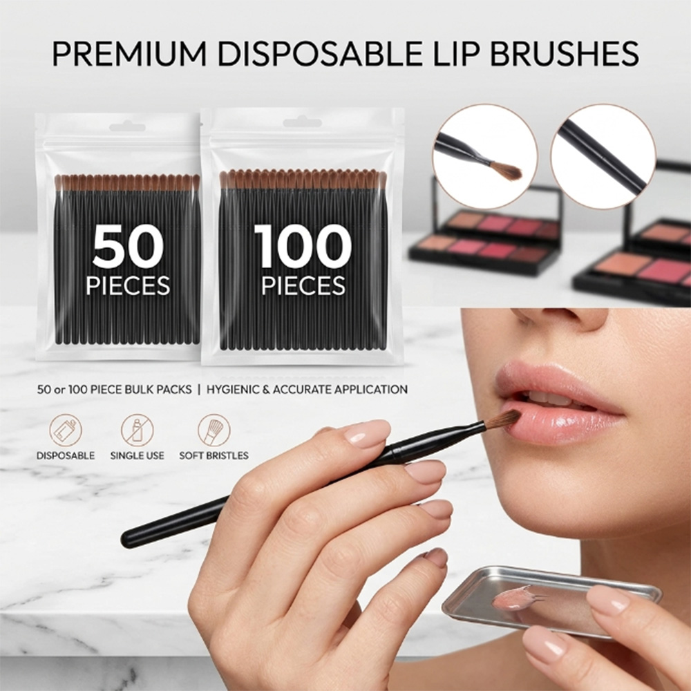 Beauty Makeup Wholesale - Conjunto de 50/100 Pincéis Descartáveis para