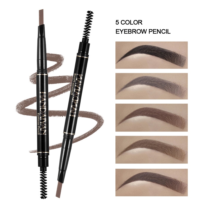 Eyebrow Pomade Pencil - Handaiyan lápis de sobrancelha rotativo automático,