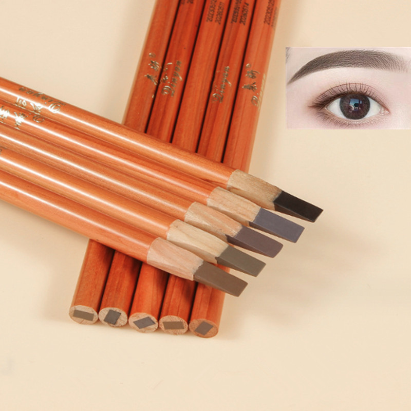 Eyebrow Pomade Pencil - Caneta de sobrancelha dura microblading, definidor