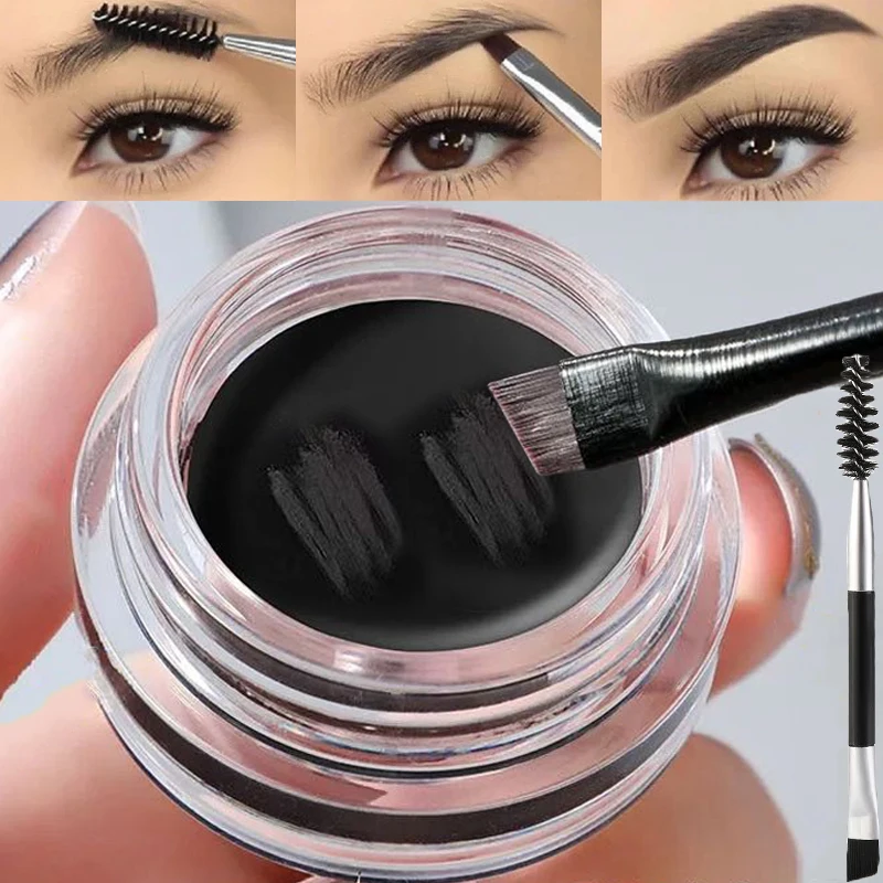 Eyebrow Pomade Pencil - Creme de sobrancelha selvagem marrom preto