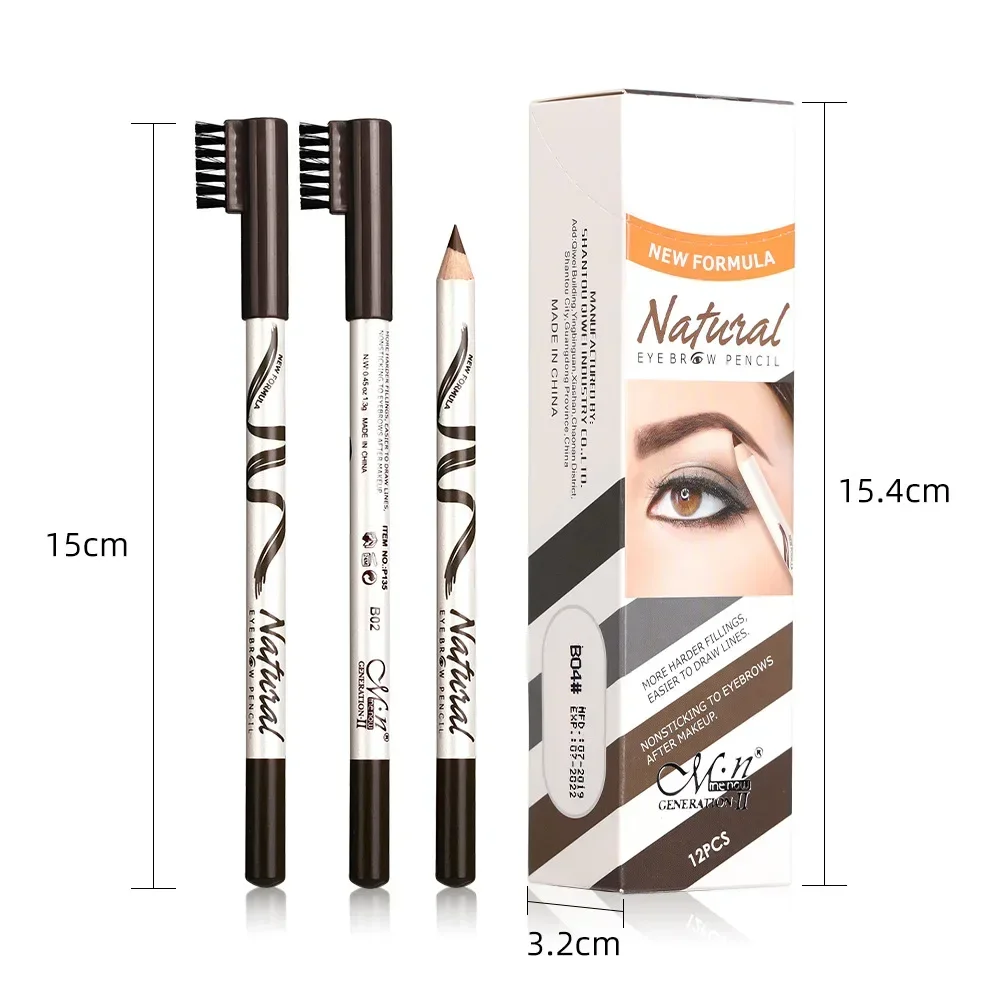 Eyebrow Pomade Pencil - Lápis de sobrancelha menow, maquiagem coreana,