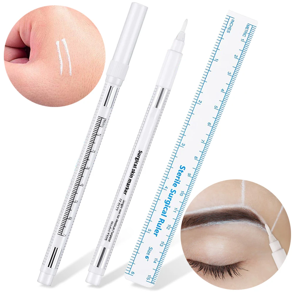 Eyebrow Pomade Pencil - 1 conjunto marcador caneta de tatuagem
