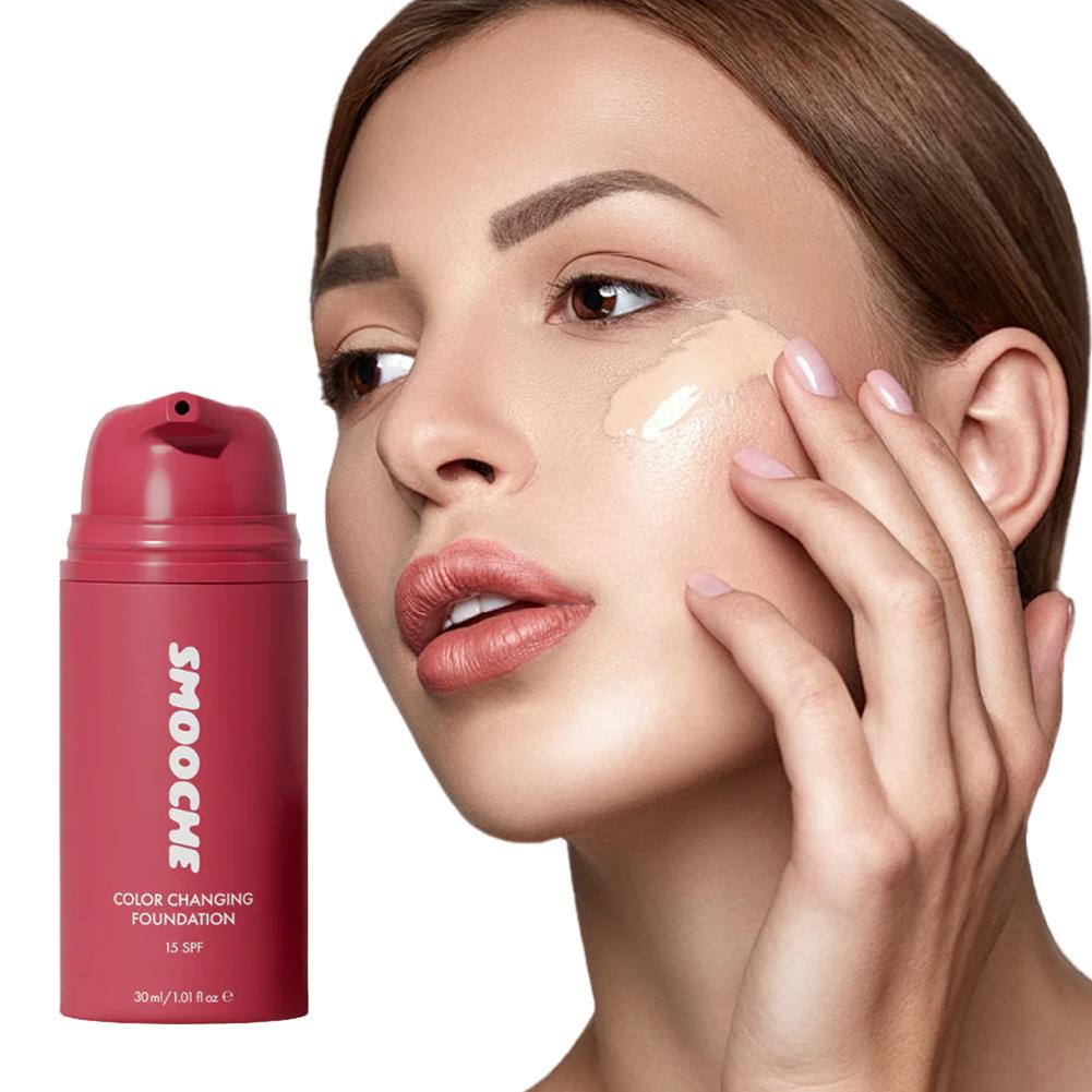 Beauty Makeup Foundation - Base Líquida Hidratante Smooche Adaptive Shade