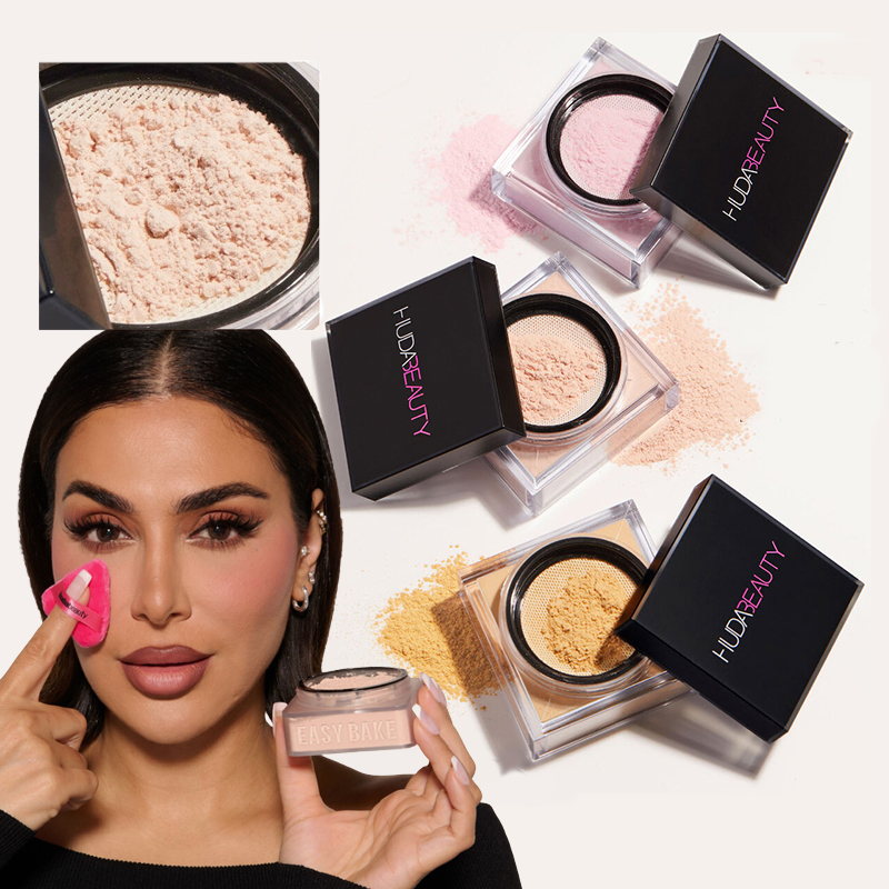 Huda Beauty Makeup Bag - Huda Beauty pó solto para assar,