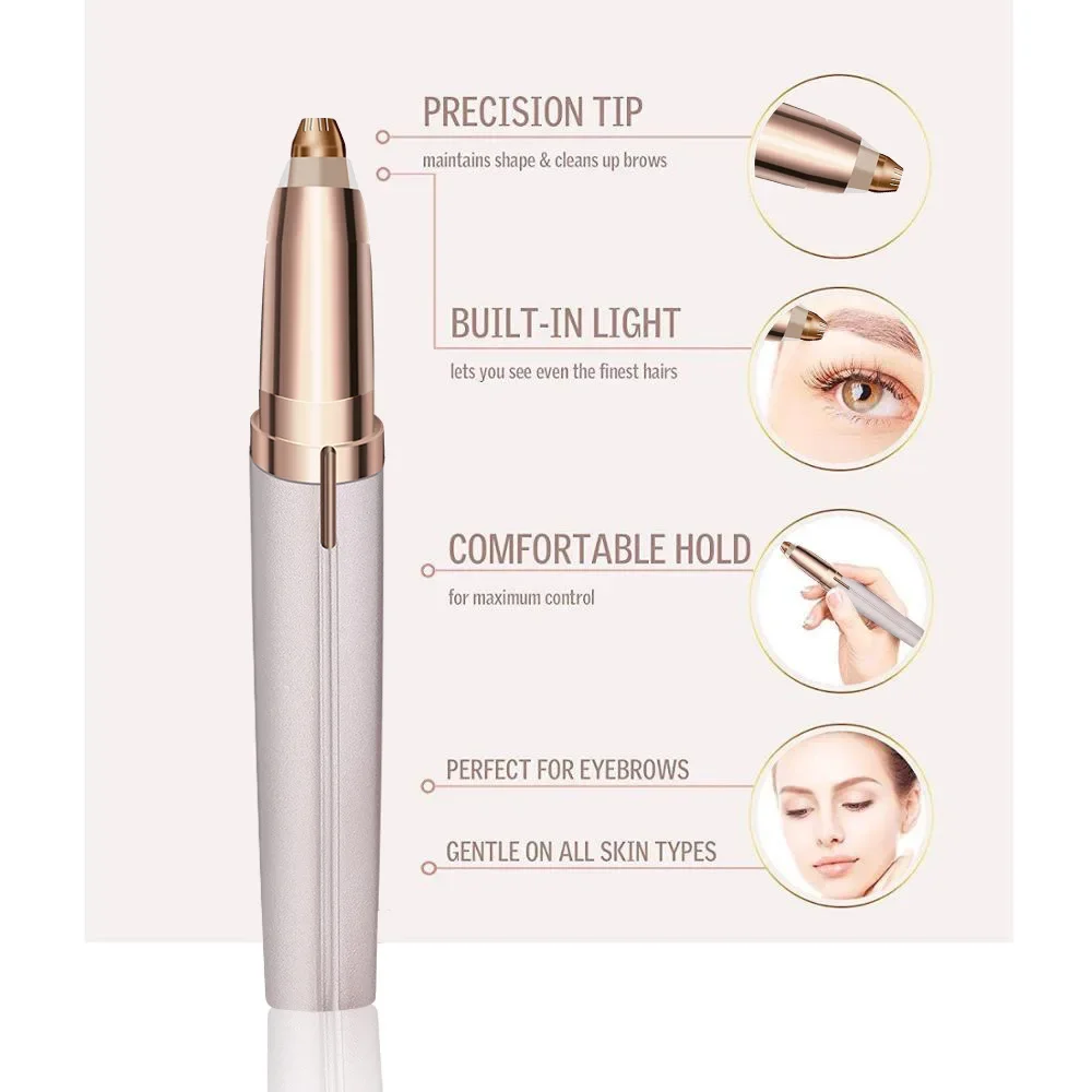Aparador de sobrancelha elétri - Eyebrow Pomade Pencil avaliação e preço