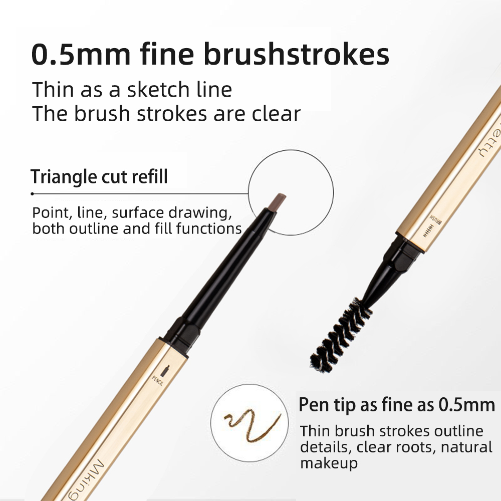 Caneta de sobrancelha 5 cores, - Eyebrow Pomade Pencil avaliação e preço