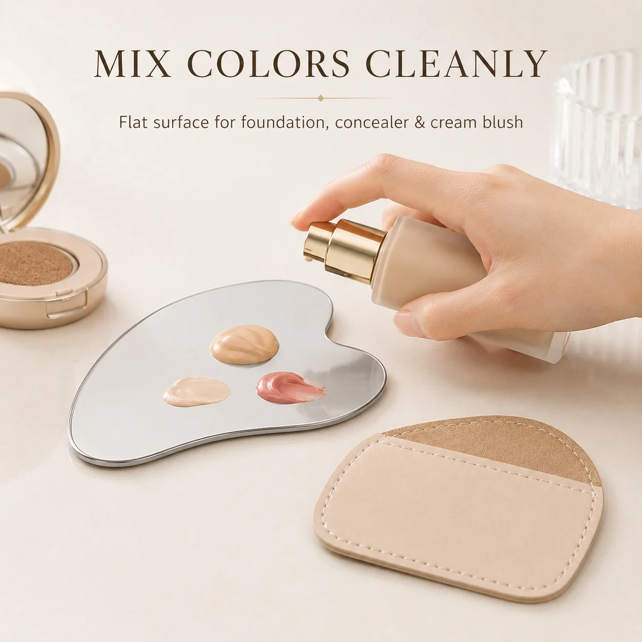 Paleta de Maquiagem em Aço Ino - Beauty Makeup Foundation avaliação e preço