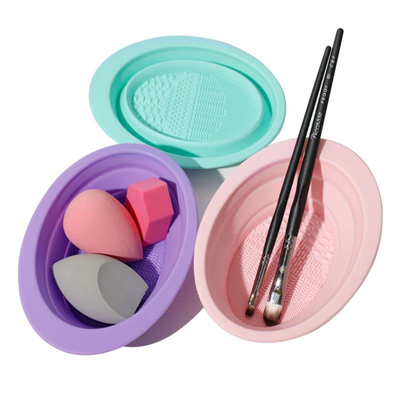 Tigela dobrável para limpeza d - Beauty Makeup Wholesale avaliação e preço