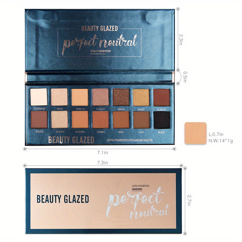 Paleta de sombras BEAUTY GLAZE - Beauty Makeup Eyeshadow Palette avaliação e preço