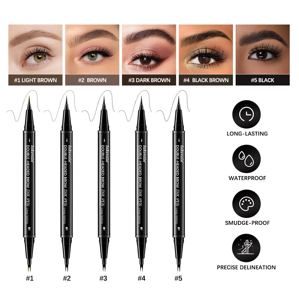 Lápis de sobrancelha 2 em 1, à - Eyebrow Pomade Pencil avaliação e preço
