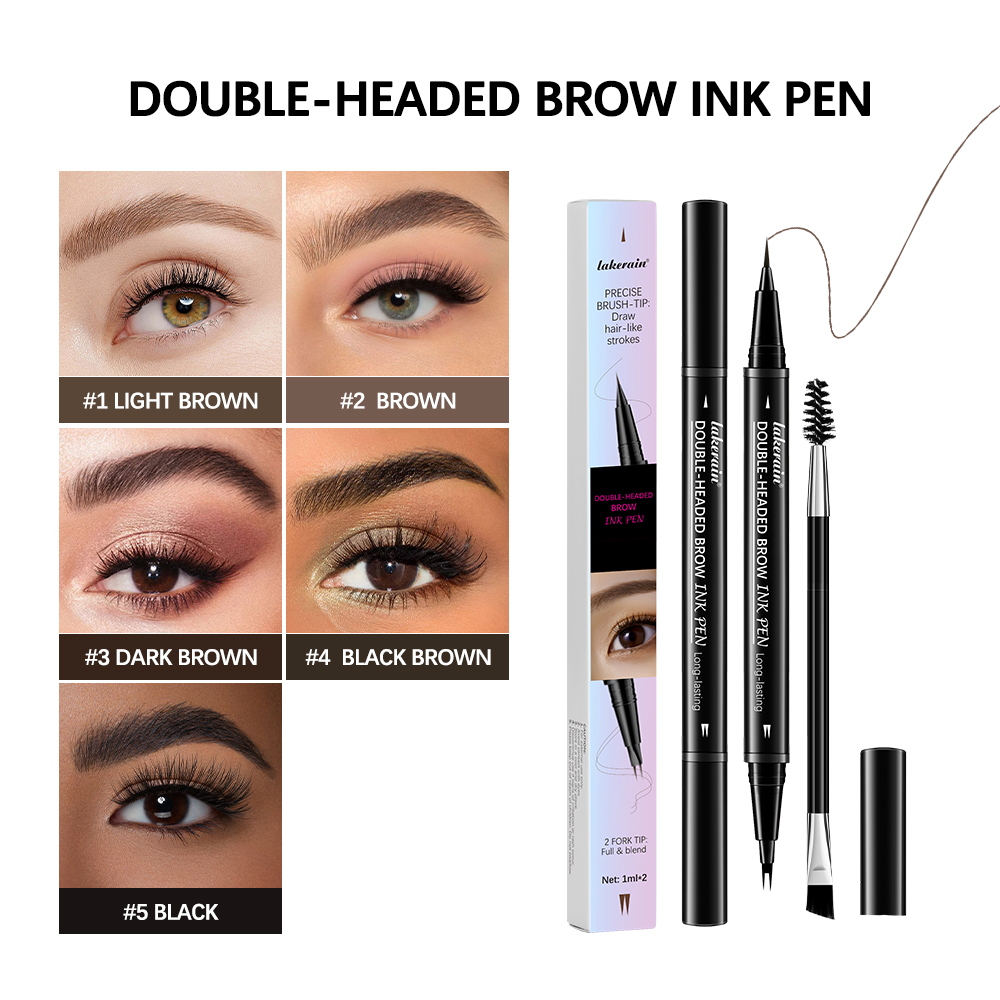 Lápis de sobrancelha 2 em 1, à - Eyebrow Pomade Pencil avaliação e preço