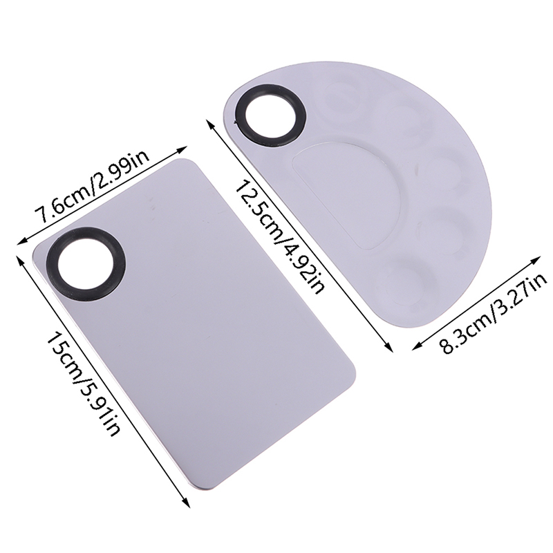Aço inoxidável Maquiagem Mixer - Beauty Makeup Eyeshadow Palette avaliação e preço