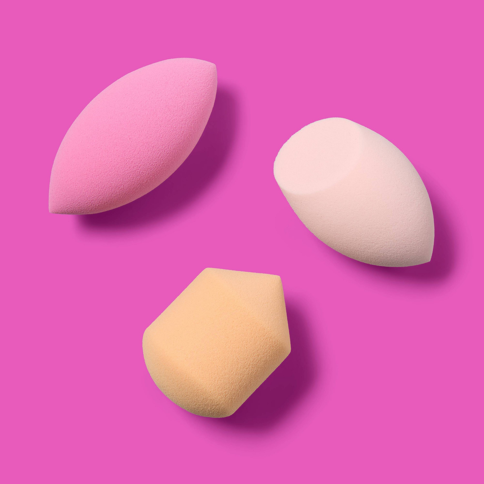 Conjunto de 3 esponjas de maqu - Cosmetic Sponge avaliação e preço