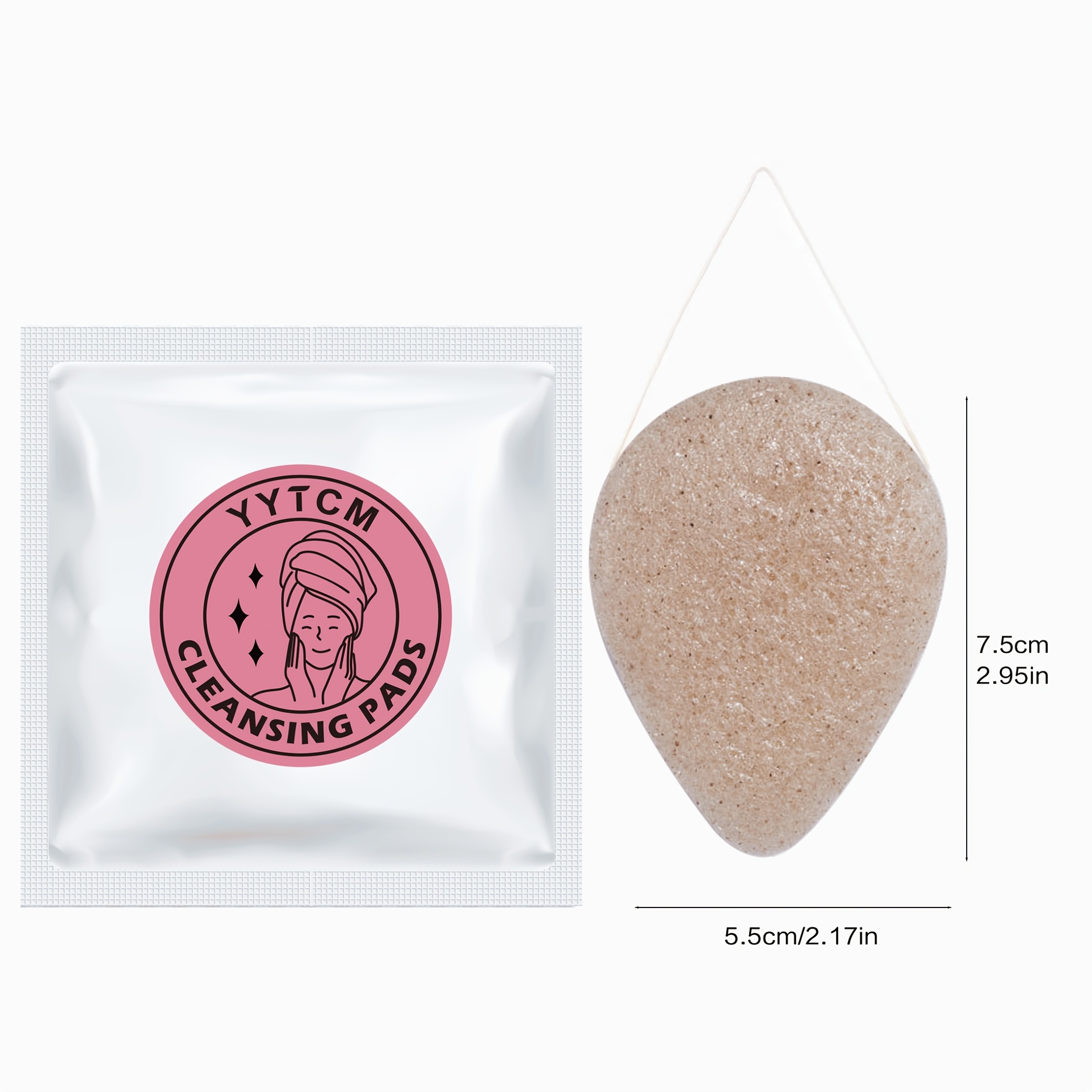Esponja facial Konjac de semen - Cosmetic Sponge avaliação e preço