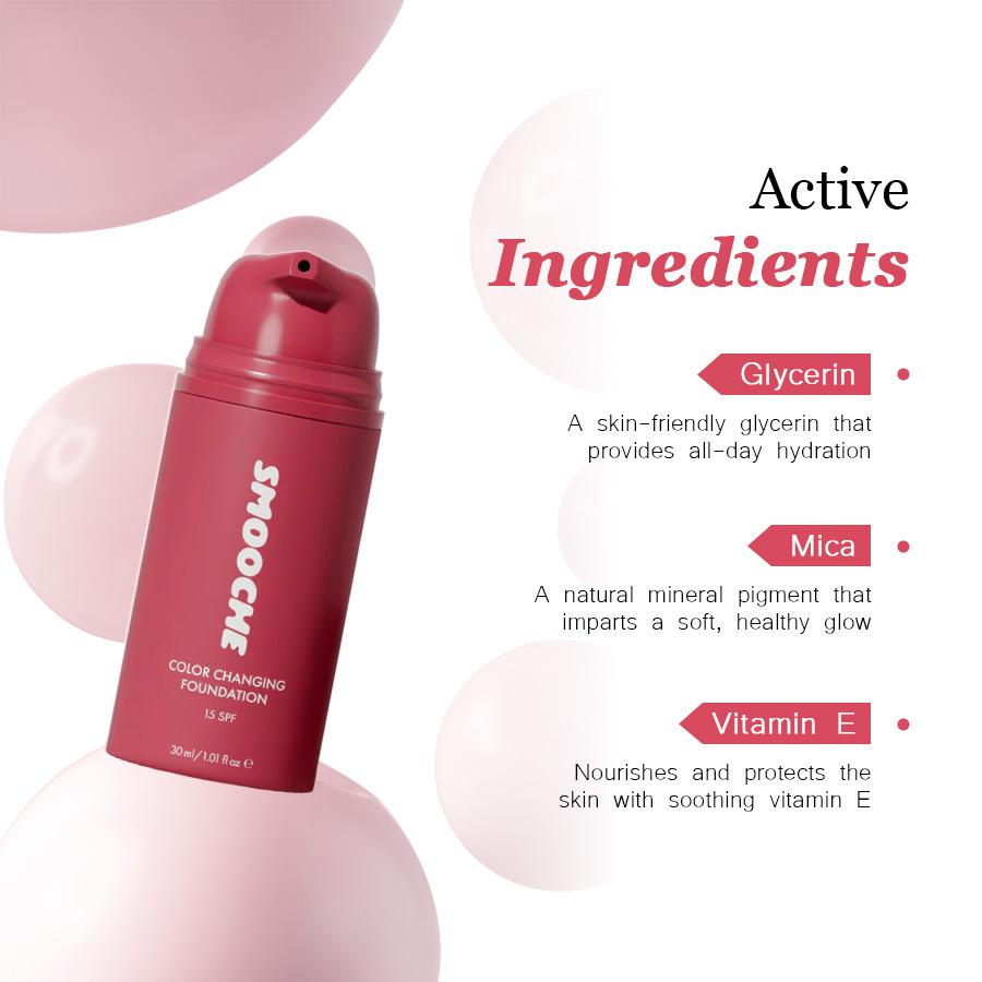 Base Líquida Hidratante Smooch - Beauty Makeup Foundation avaliação e preço