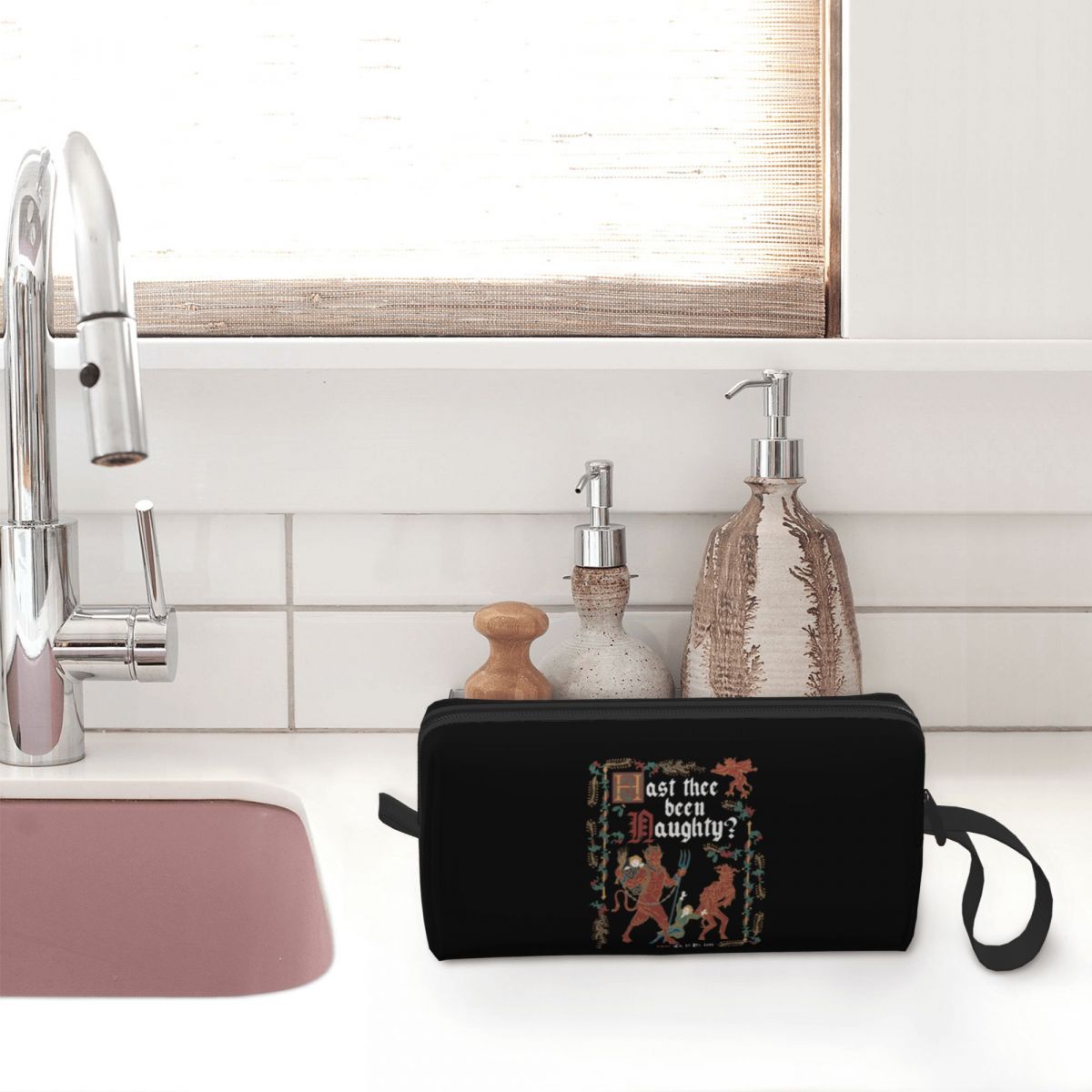 Bolsa de Maquiagem Estilo Medi - Beauty Makeup List avaliação e preço