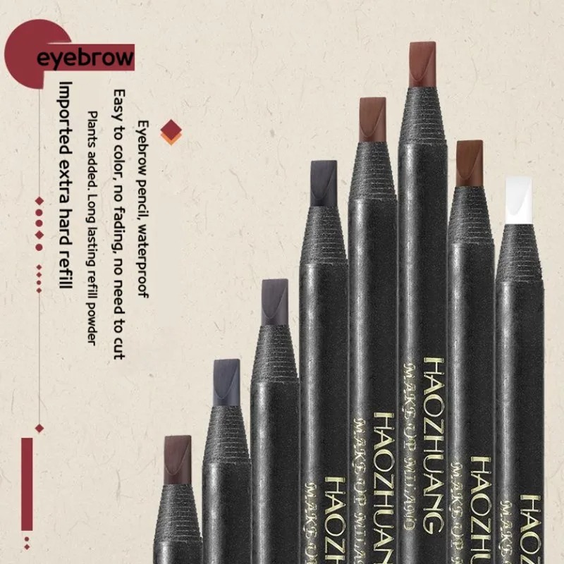 5 pçs haozhuang lápis de sobra - Eyebrow Pomade Pencil avaliação e preço